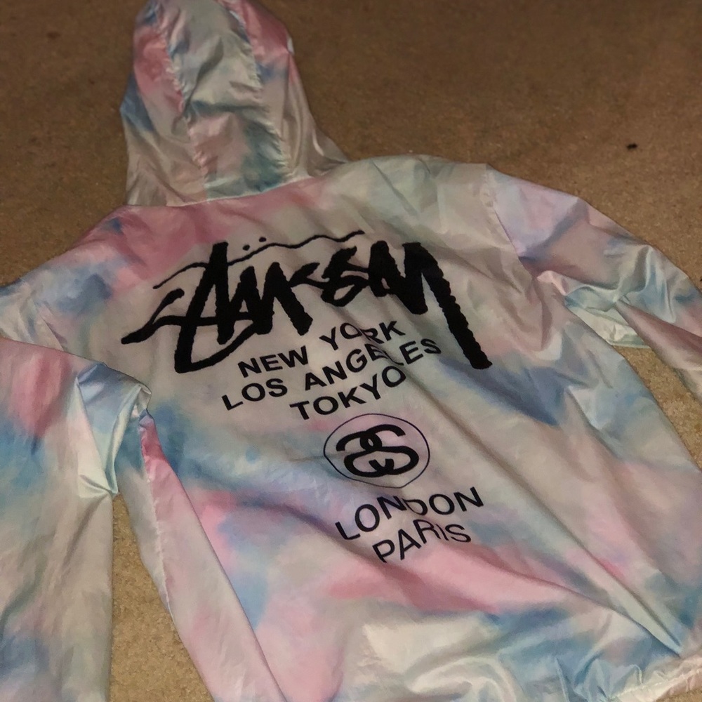 Stussy Tie dye windbreaker